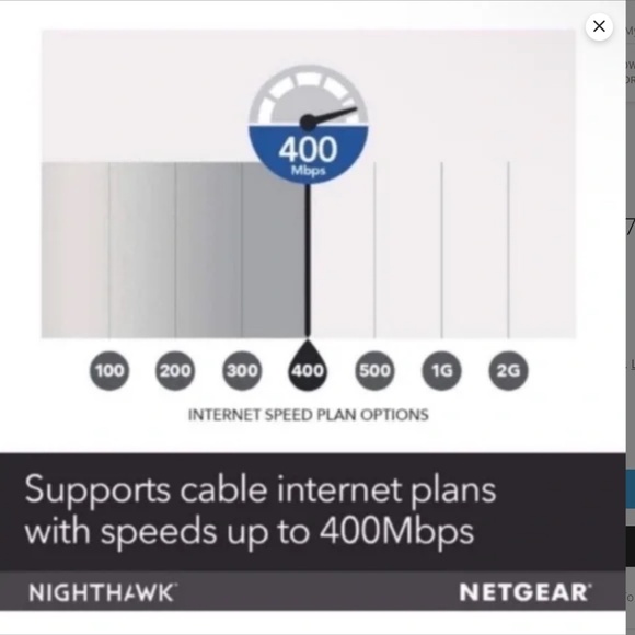 FAST WIFI! Netgear AC1900 Cable Modem Router (C7000v2) - Xfinity/Spectrum/Cox - Picture 2 of 5